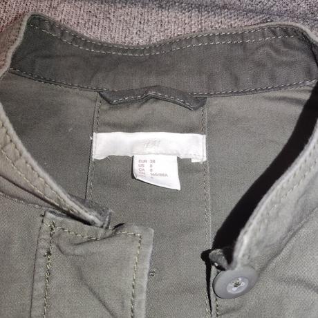 Platený kabátik, h&m,38
