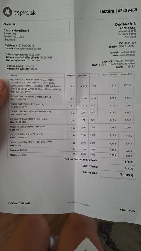 Set na gélové nechty, 