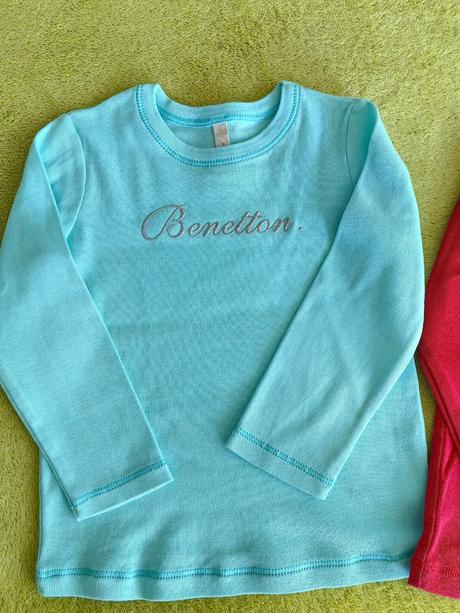 Minimálne nosené trička benetton, top stav, benetton,80