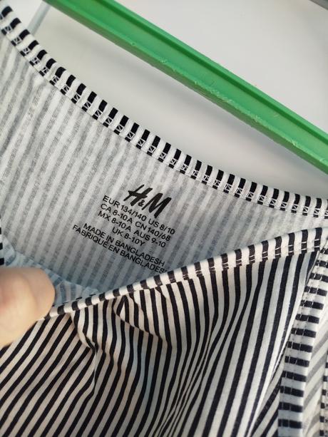 Krátke šaty 134/140, h&m,134