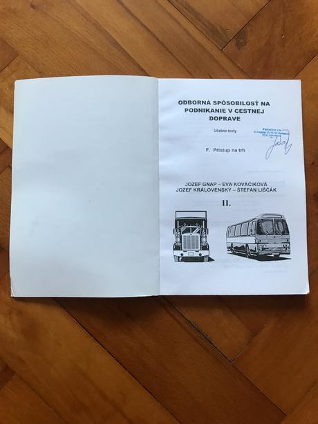 Odborná spôsobilosť na podnik. v cestnej doprave,