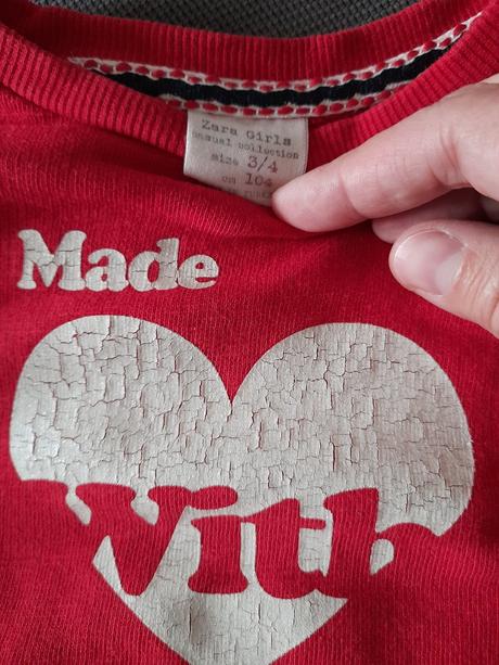 Mikinka srdiecko, zara,104