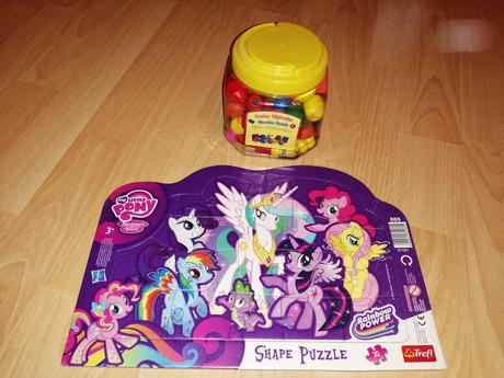 Drevené koráliky a puzzle mlp, 