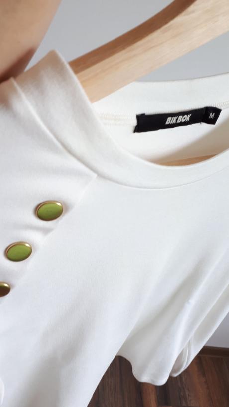 Biele tričko bik bok vel 36/38, s