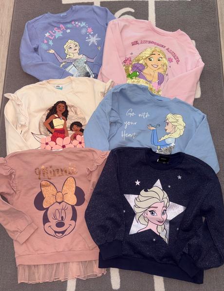 Mikiny sinsay disney v.128/134 top stav 6ks, sinsay,128