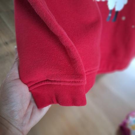 Vianočná zateplena mikina, palomino,134