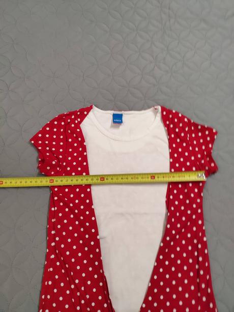 Bodkovane adams tricko v dvojvrstvovom vzhlade, adams,122