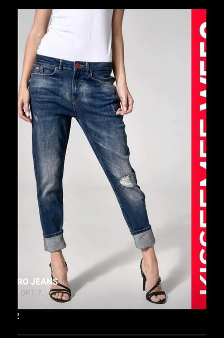 Retro jeans rifle, s