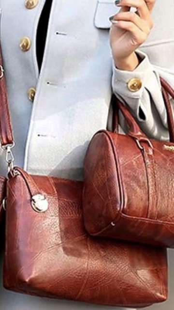 Úzka hnedá taštička,