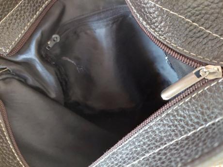 Kabelka brúsené koža,