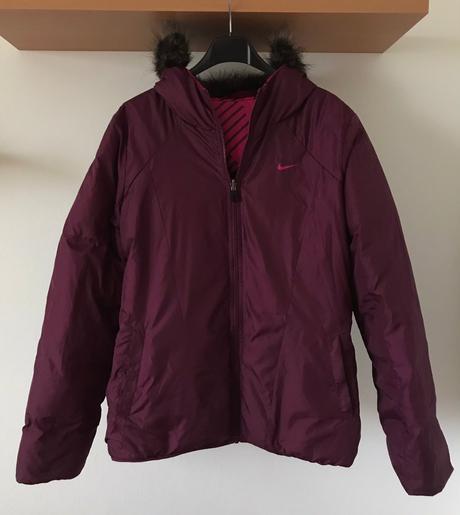 Obojstraná páperová bunda, nike,xl