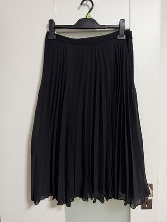 Čierna plisovaná sukňa asos, 40