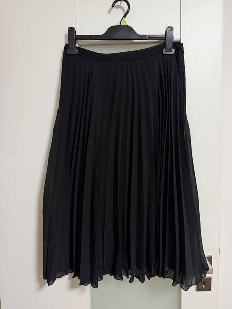 Čierna plisovaná sukňa asos, 40