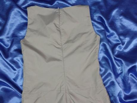 Luxusné béžové šaty, m