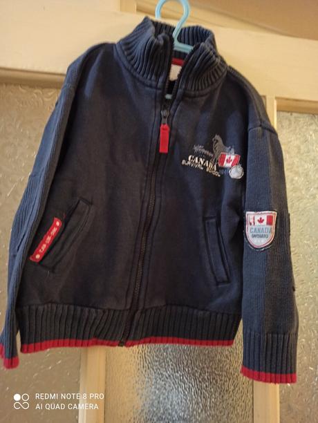 Mikinosveter na zips, palomino,104