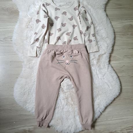 Set myška body + tepláky, lindex,86