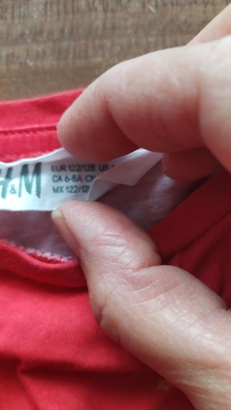8. balíček 4ks tričiek s krátkym rukávom, h&m,122