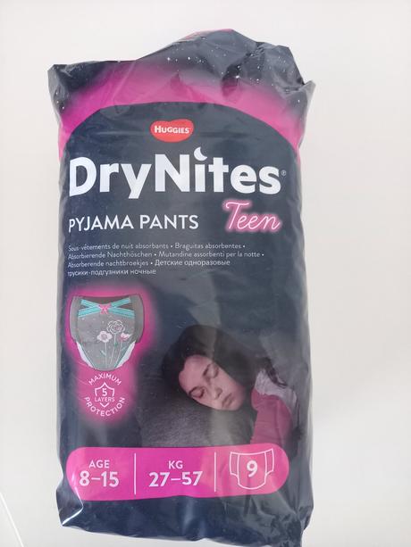 Huggies dry nites l 8 az 15 rokov, dievcata, huggies