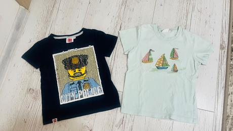 Tričko s krátkym rukavom 104 2ks, h&m,104