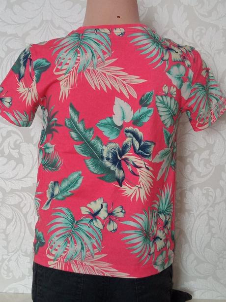 Chlapčenské červené vzorované tričko next (3 r.), next,98