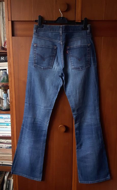 Modré dámske rifle/ džínsy "levis", levis,s