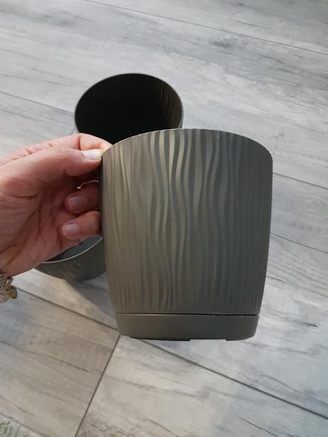 Dekoračný, ozdobený kvetináč 3ks, 