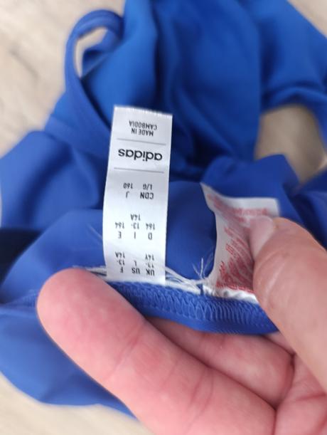 Dievčenské plavky zn adidas veľ 164, adidas,164