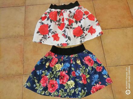 Sukne pre dámu kvetinkové, s