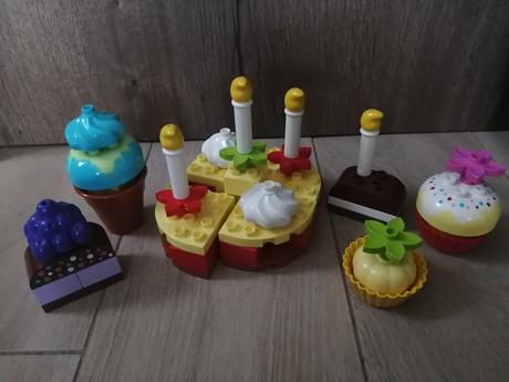 Lego duplo 10862 10850 moja prvá oslava a torta,