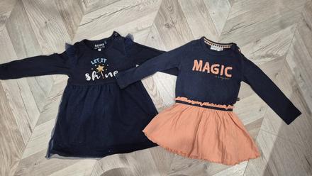 Šaty 2x veľ. 80, dirkje,80