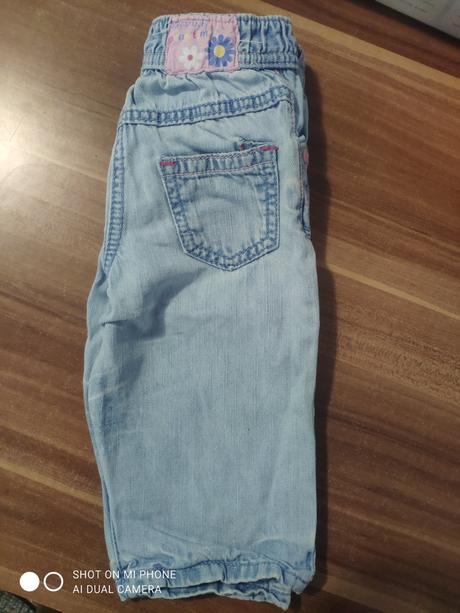 Bledomodré rifle veľ.80, marks & spencer,80