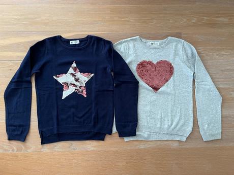 Pulóvre 2ks, 134/140, h&m,134