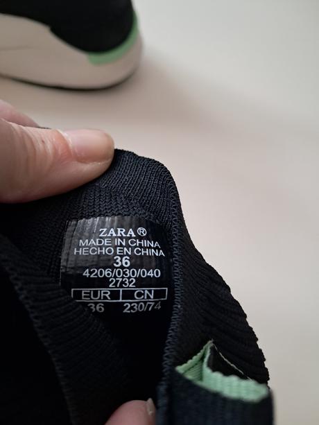Ponozkove tenisky zara v.36, zara,36