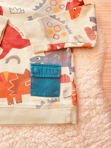 Zelenkasta suprava dinosaury 104, mothercare,104