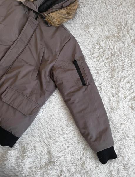 Zimná pánska bunda v tmavosivej farbe, xl