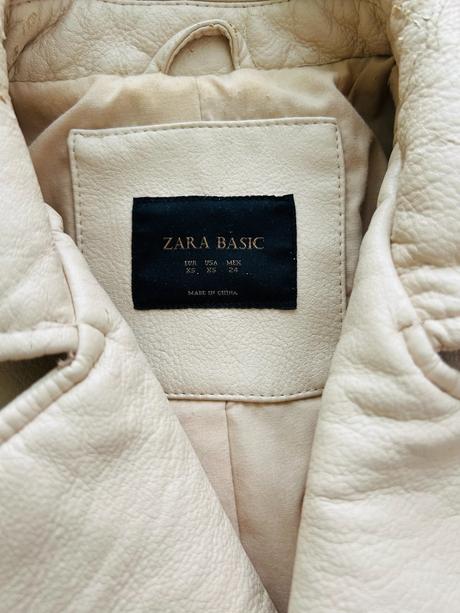 Koženková bunda značky zara, zara,xs