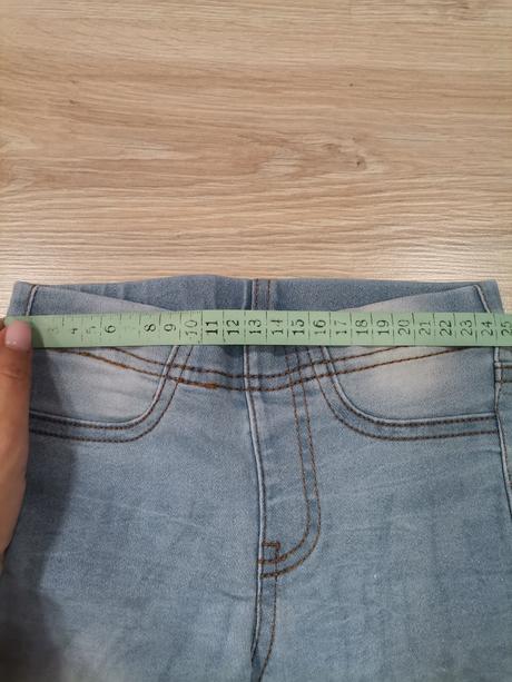 Dievčenské bledomodré riflove džeginy, pepco,104