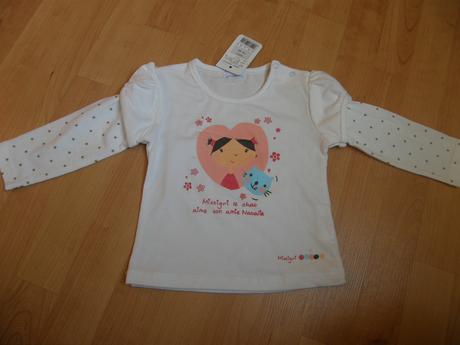 Nenosené tričko v. 74/80 s visačkou, 80