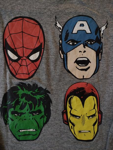 H&m lego ninja a marvel tričko, h&m,128