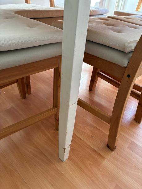 Jedalensky stol so 6 stolickami ikea, 