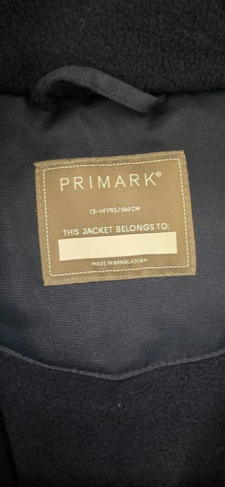 Primark dlhsia bunda, primark,164