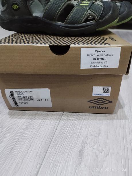 Sandále, umbro,32