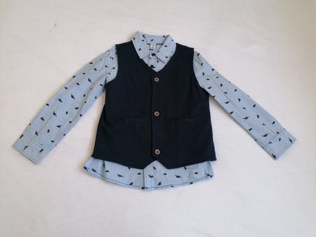 Košeľa s potlačou dinosaurov, 128