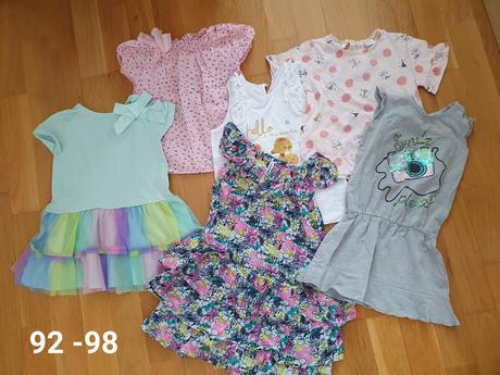 Letne saty, tricka, bluzka 98, 86–98