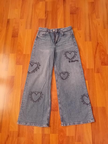 Široké rifle, h&m,146