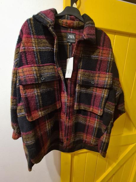 Zara kabát/ košela, zara,xl