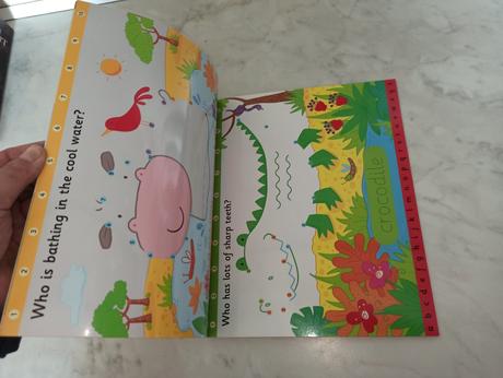 Usborne wipe-clean dot-to-dot animals,