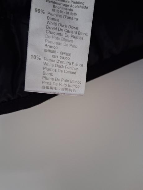 Ultra ľahká páperová bunda 225g ako nová originál, armani,xl