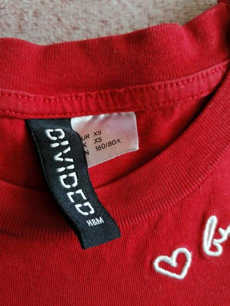 Tričko s krátkym rukávom, h&m,xs