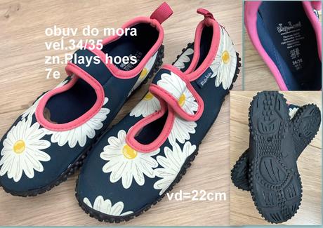Dievčenská obuv do vody, veĺ.34/35, zn.playshoes, playshoes,34